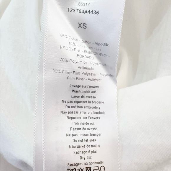 ❌sold❌Authentic Dior White and Gold  Tee - Picture 5 of 5